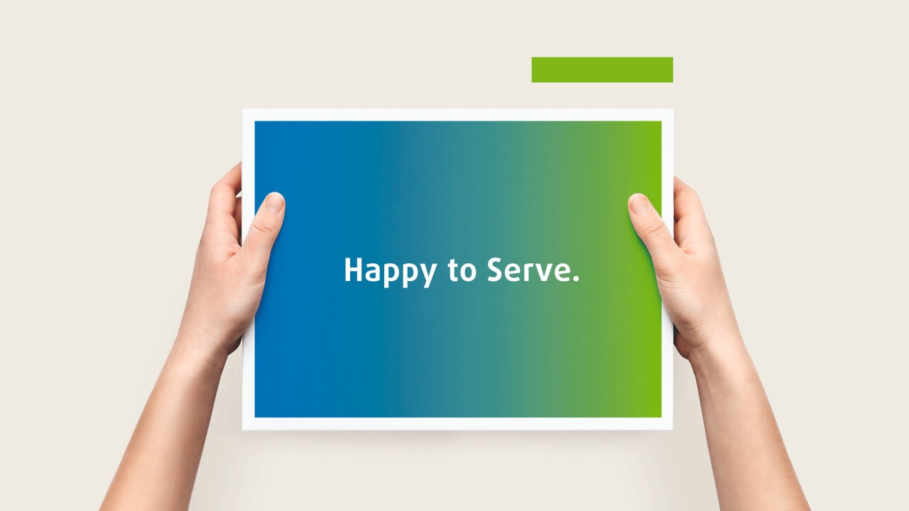 Happy to Serve. 