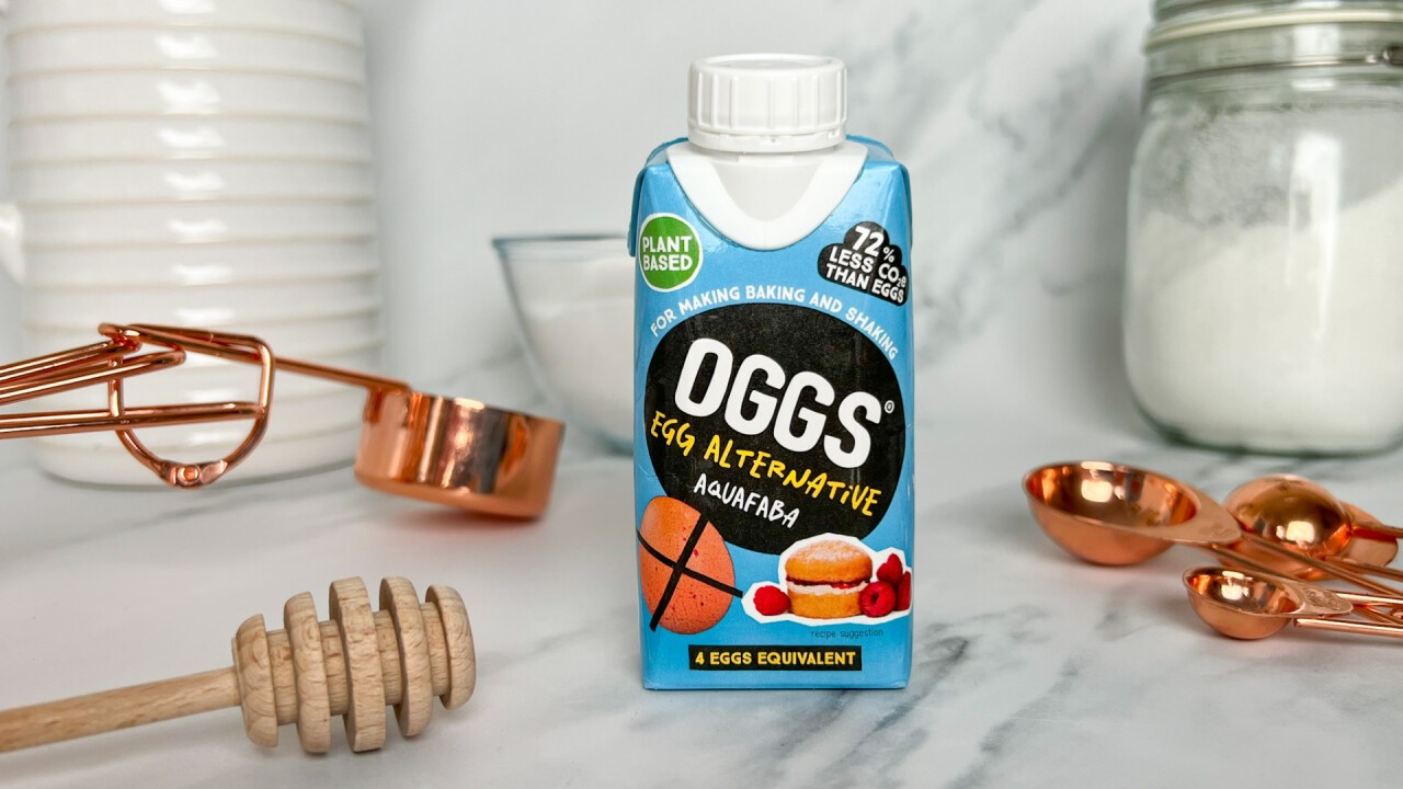 OGGS Aquafaba – der flüssige Ei-Ersatz